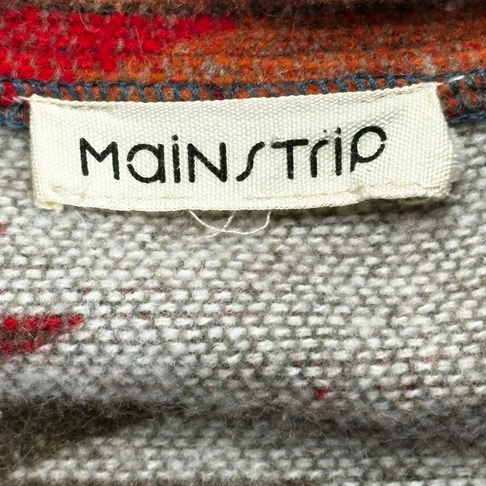 Vintage Southwestern Aztec Print Zip-Up Jacket Size Medium Multicolor